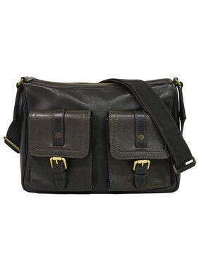 Louis Vuitton LV Wichita Utah Leather Shoulder Bag Cafe Brown Bitton
